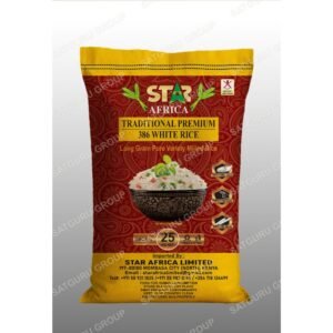 STAR AFRICA TRADITIONAL PREMIUM 386 WHITE RICE - 25KG BAG